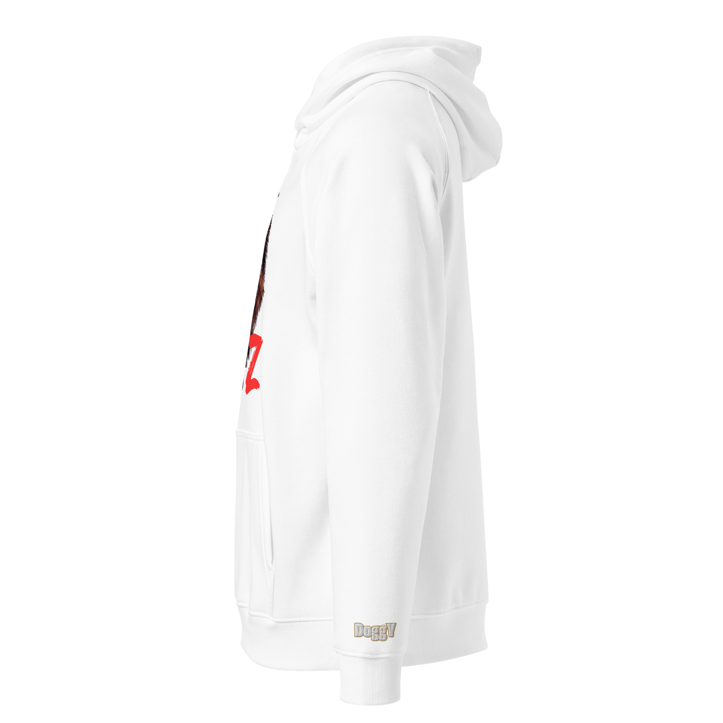 Sweat à capuche écologique Raglan unisexe - Collection Berger Allemand - Doggy Trend