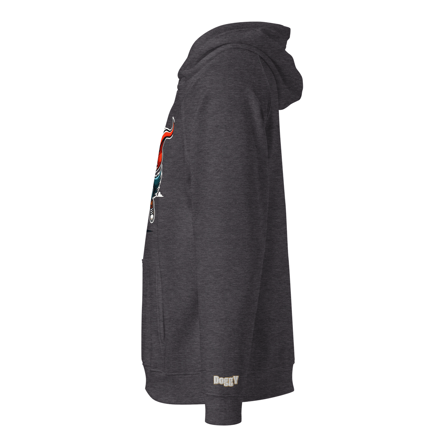 Sweat à capuche écologique Raglan unisexe - Collection Berger Australien - Doggy Trend