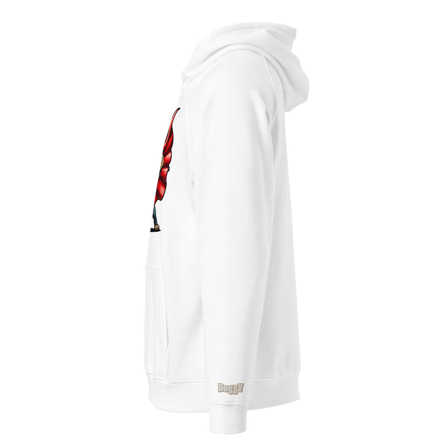 Sweat à capuche écologique Raglan unisexe - Collection Bouledogue Français - Doggy Trend