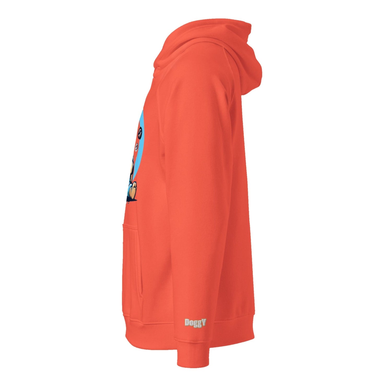 Sweat à capuche écologique Raglan unisexe - Collection Bouledogue Francais - Doggy Trend