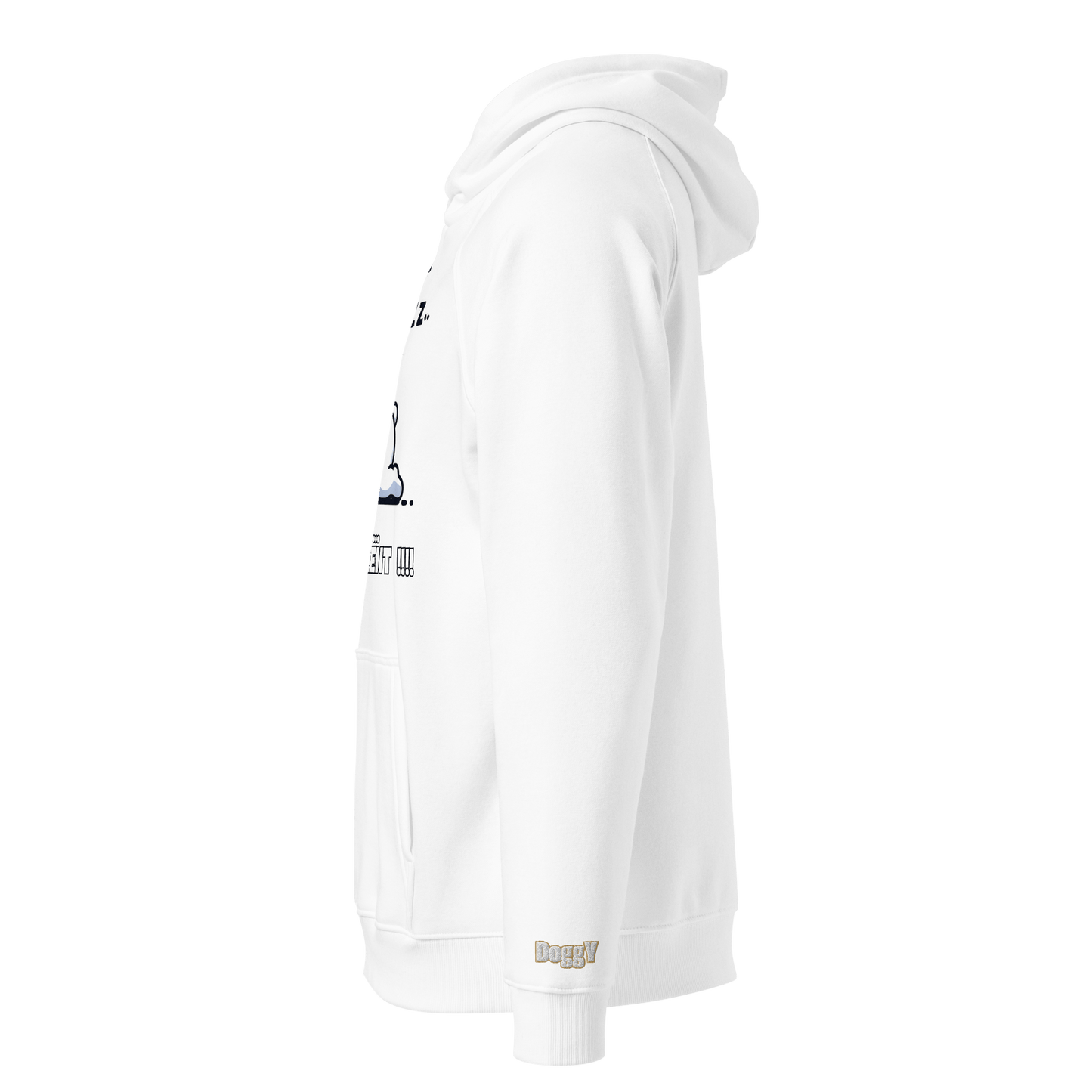 Sweat à capuche écologique Raglan unisexe - Collection Bouledogue Français - Doggy Trend