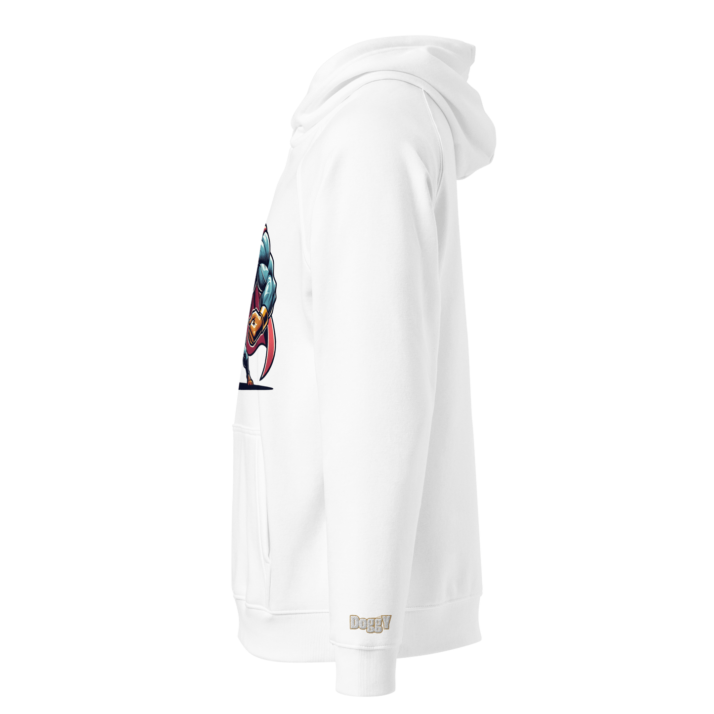 Sweat à capuche écologique Raglan unisexe - Collection Staffordshire Bull Terrier - Doggy Trend