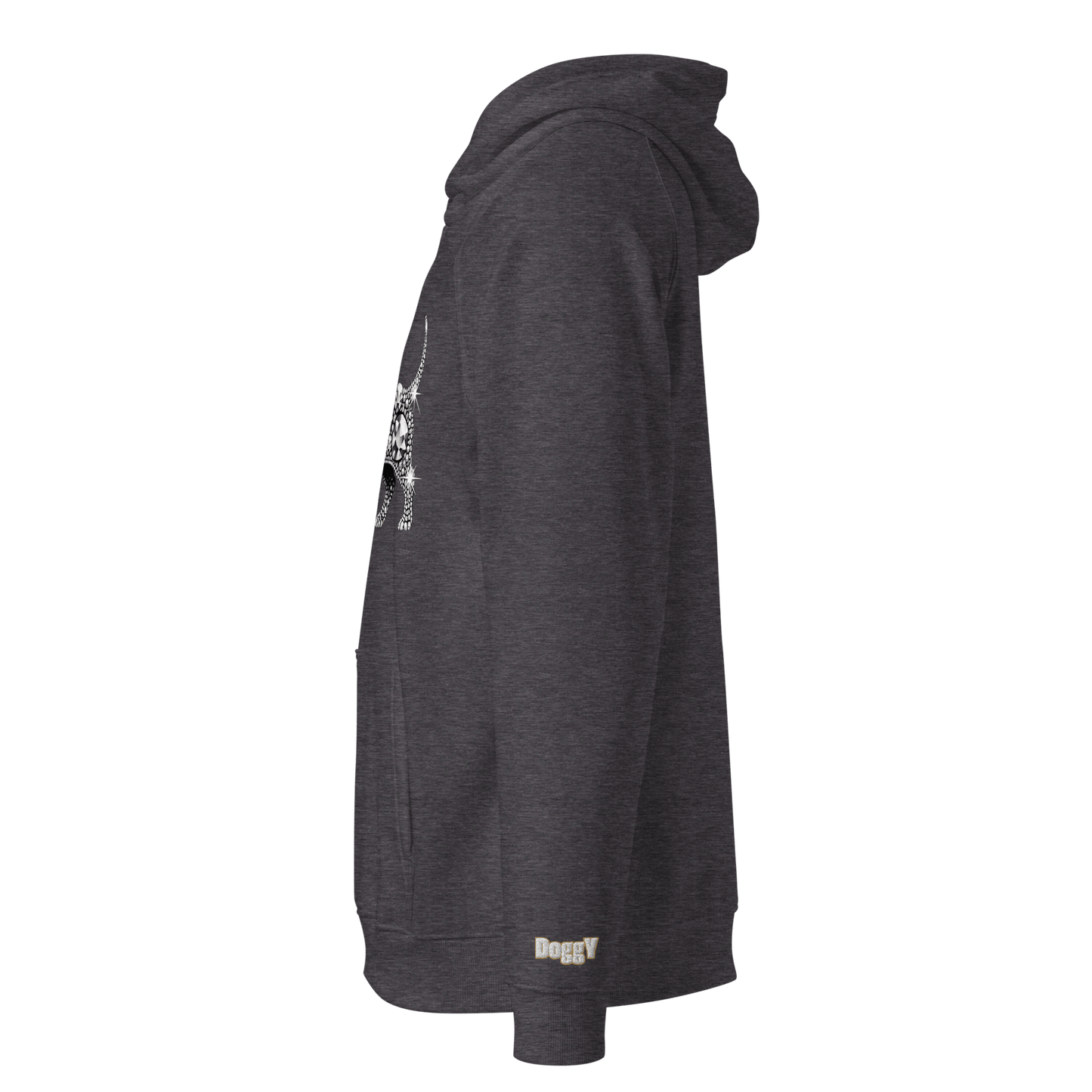 Sweat à capuche écologique Raglan unisexe - Collection Teckel - Doggy Trend