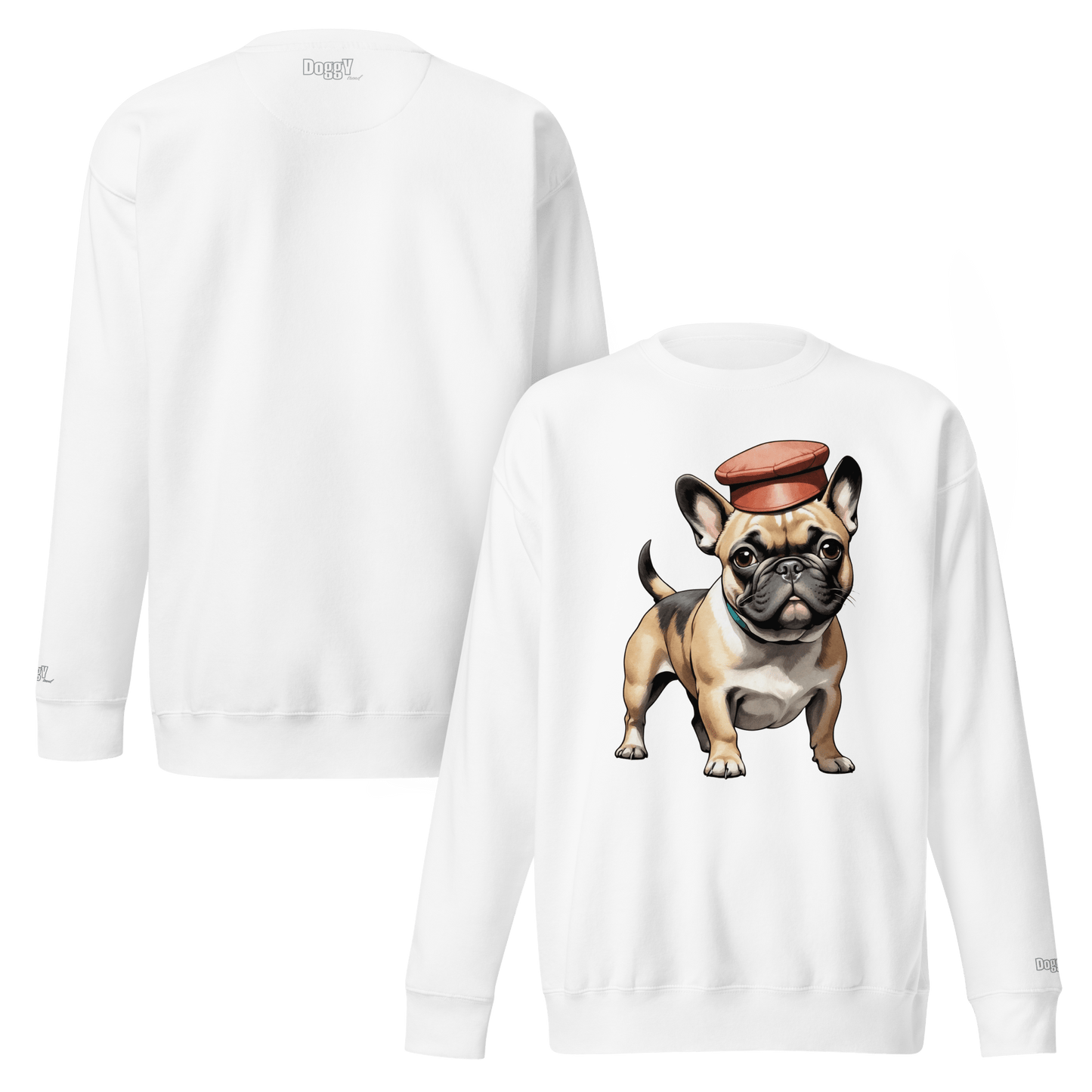 Sweatshirt premium unisexe classique - Collection Bouledogue Français - Doggy Trend