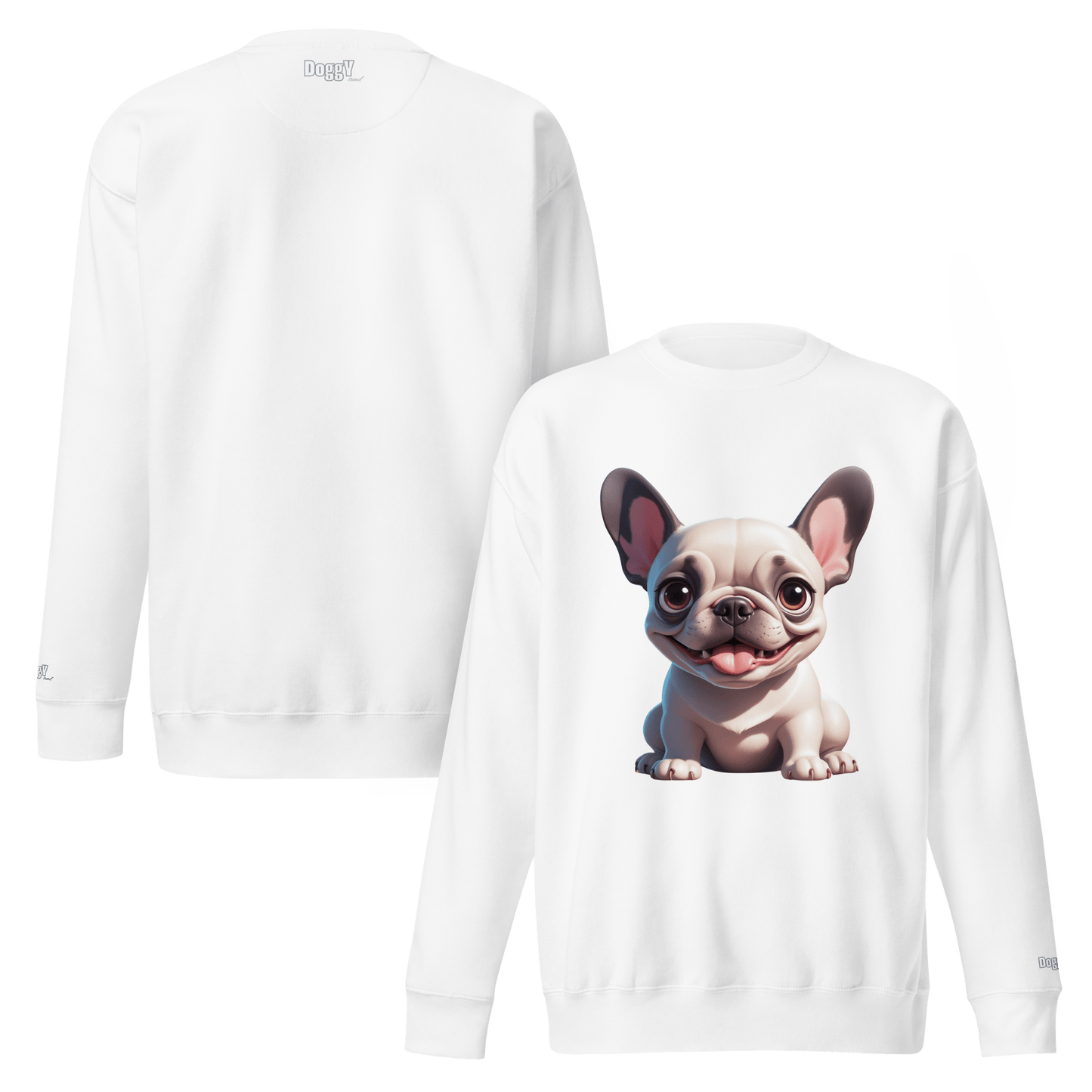 Sweatshirt premium unisexe classique - Collection Bouledogue Français - Doggy Trend