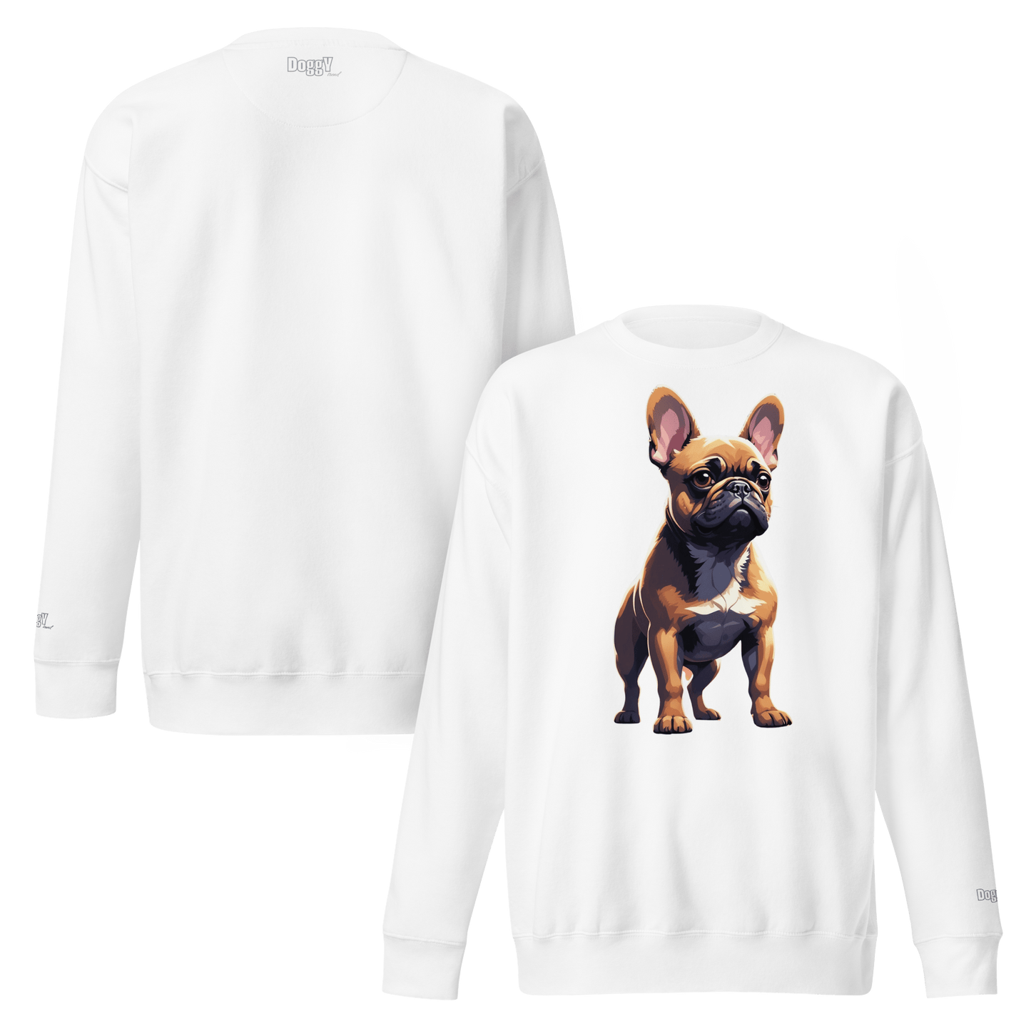 Sweatshirt premium unisexe classique - Collection Bouledogue Français - Doggy Trend