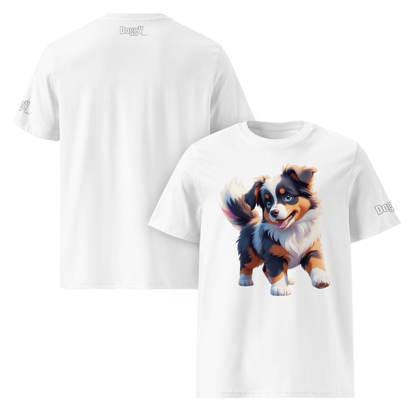 T-shirt unisexe en coton biologique - Collection Berger Australien - Doggy Trend