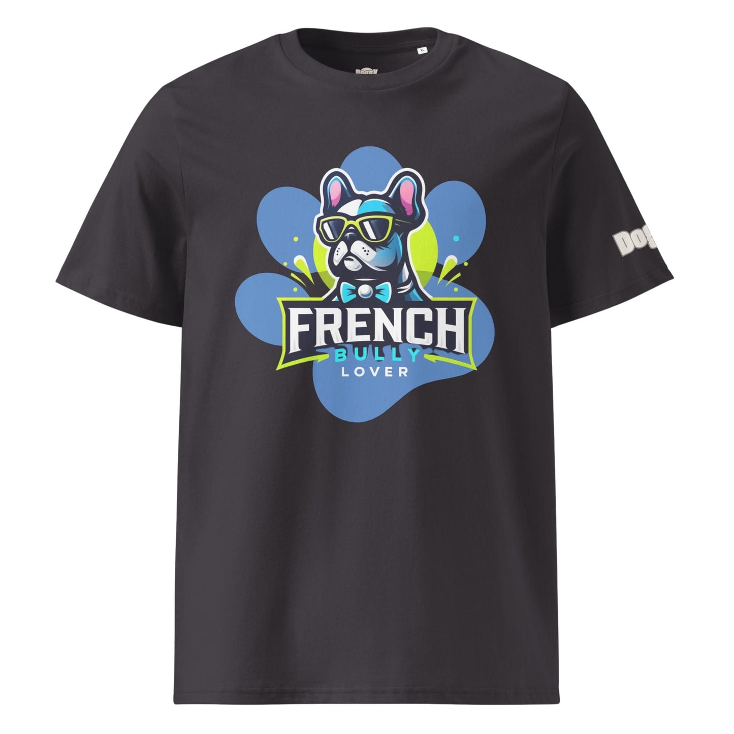T-shirt unisexe en coton biologique - Collection Bouledogue Francais - Doggy Trend