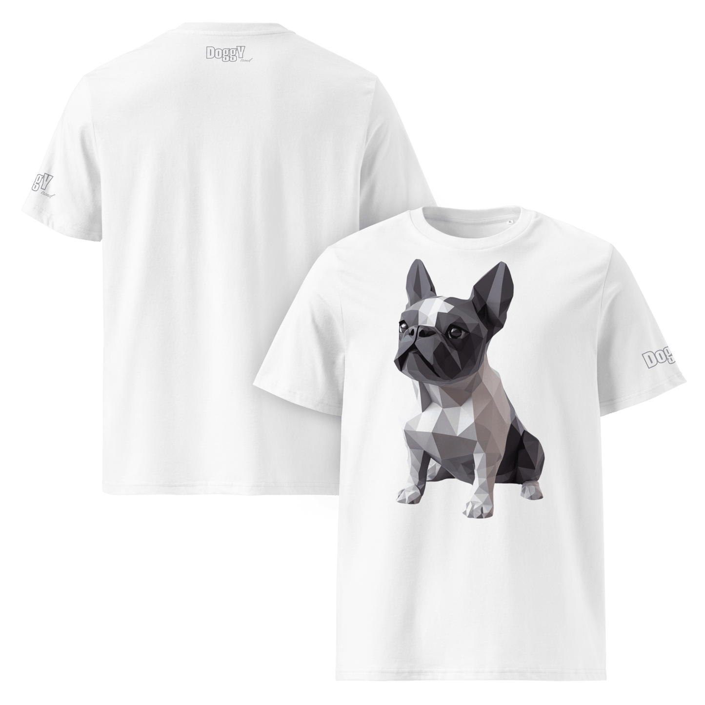 T-shirt unisexe en coton biologique - Collection Bouledogue Français - Doggy Trend