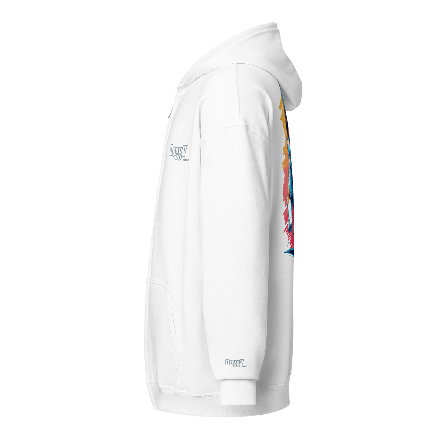 Veste à capuche épais unisexe à fermeture classique - Collection Berger Australien - Doggy Trend