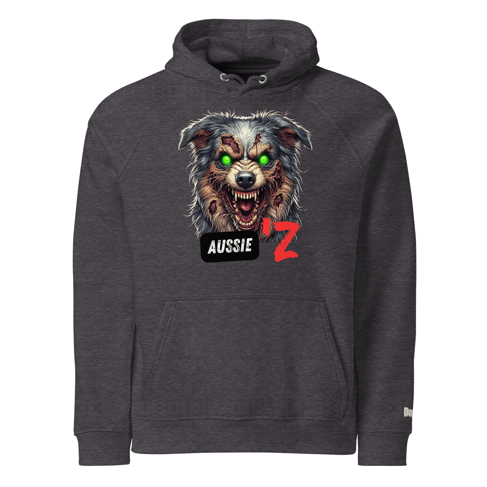 Sweat à capuche écologique Raglan unisexe - Collection Berger Australien - Doggy Trend