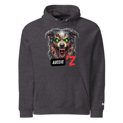 Sweat à capuche écologique Raglan unisexe - Collection Berger Australien - Doggy Trend