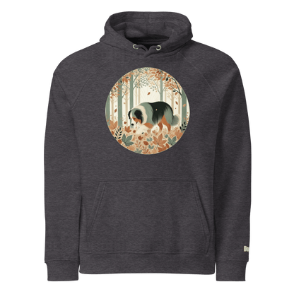 Sweat à capuche écologique Raglan unisexe - Collection Berger Australien - Doggy Trend