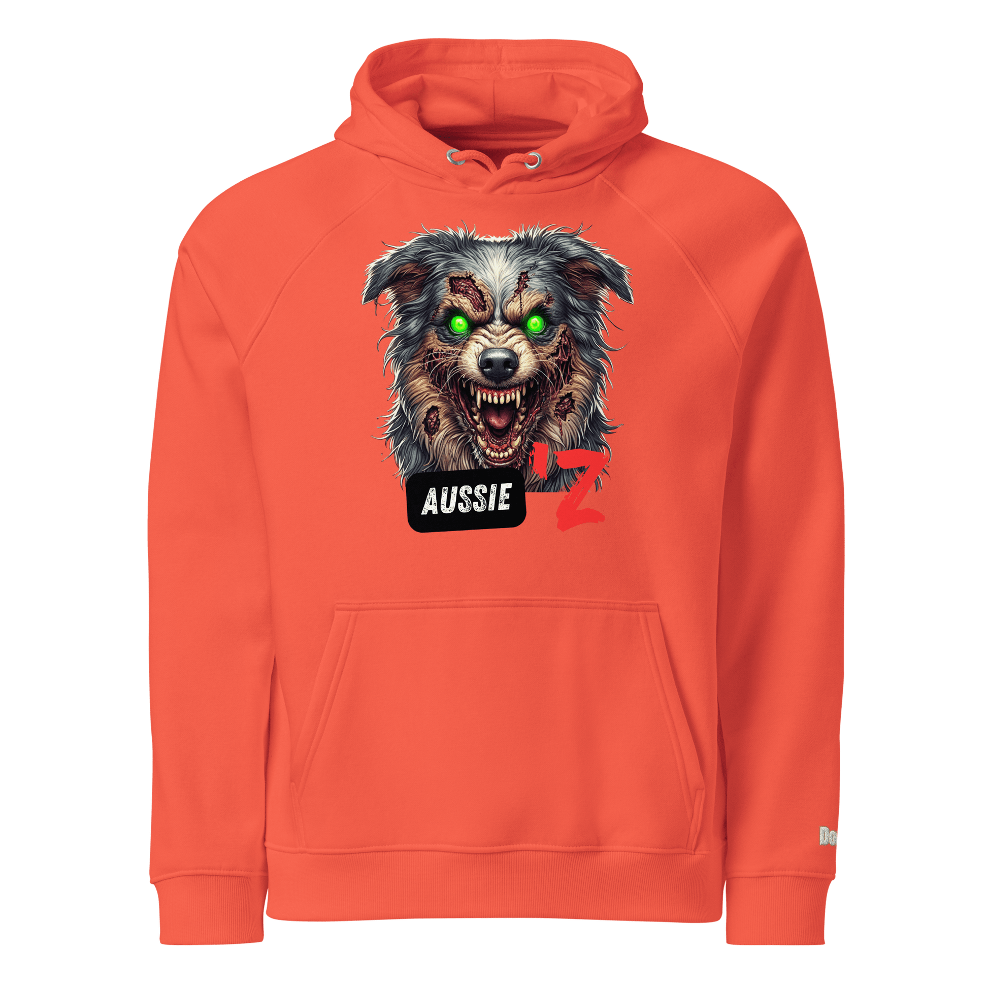 Sweat à capuche écologique Raglan unisexe - Collection Berger Australien - Doggy Trend