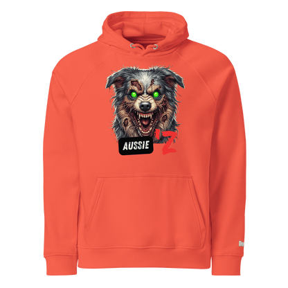 Sweat à capuche écologique Raglan unisexe - Collection Berger Australien - Doggy Trend