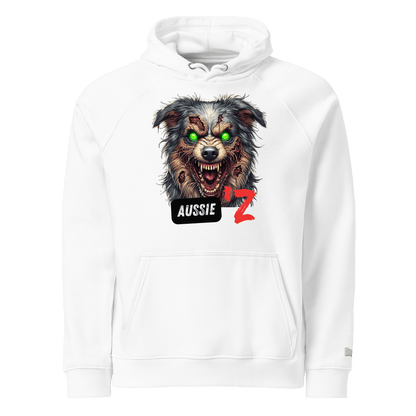 Sweat à capuche écologique Raglan unisexe - Collection Berger Australien - Doggy Trend