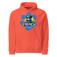 Sweat à capuche écologique Raglan unisexe - Collection Bouledogue Francais - Doggy Trend