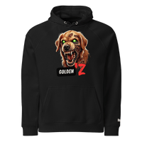 Sweat à capuche écologique Raglan unisexe - Collection Golden Retriever - Doggy Trend