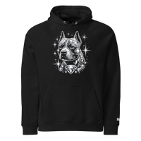 Sweat à capuche écologique Raglan unisexe - Collection Staffordshire Bull Terrier - Doggy Trend