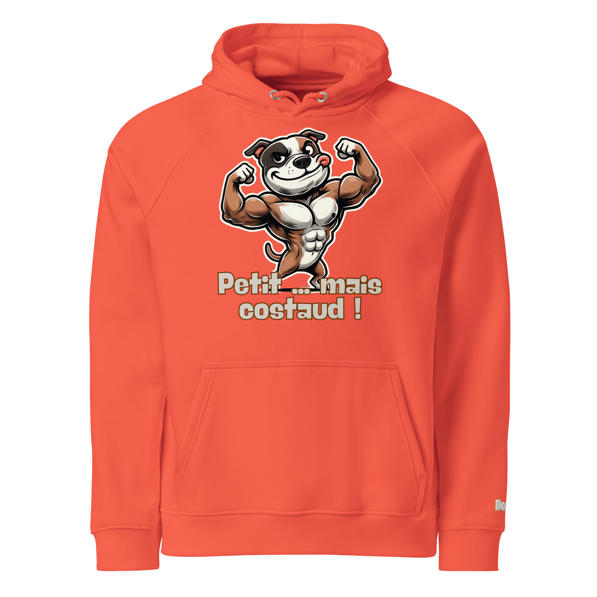 Sweat à capuche écologique Raglan unisexe - Collection Staffordshire Bull Terrier - Doggy Trend