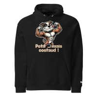 Sweat à capuche écologique Raglan unisexe - Collection Staffordshire Bull Terrier - Doggy Trend