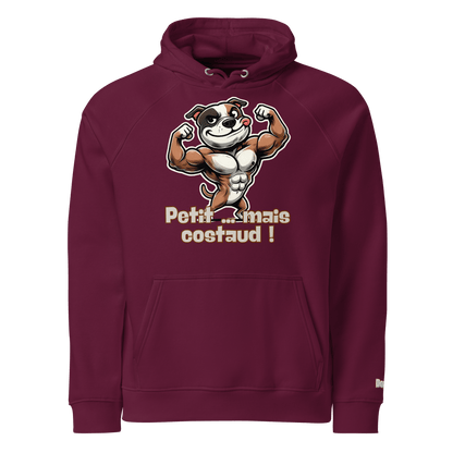 Sweat à capuche écologique Raglan unisexe - Collection Staffordshire Bull Terrier - Doggy Trend