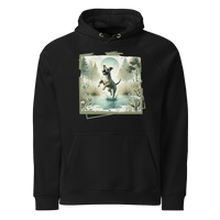 Sweat à capuche écologique Raglan unisexe - Collection Staffordshire Bull Terrier - Doggy Trend