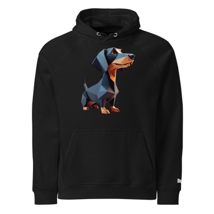 Sweat à capuche écologique unisexe classique - Collection Teckel - Doggy Trend