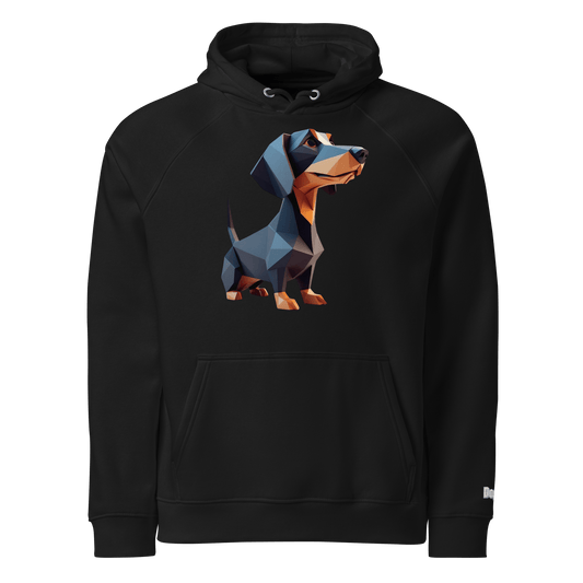 Sweat à capuche écologique unisexe classique - Collection Teckel - Doggy Trend
