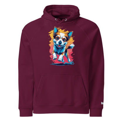 Sweat à capuche écologique unisexe - Collection Berger Australien - Doggy Trend