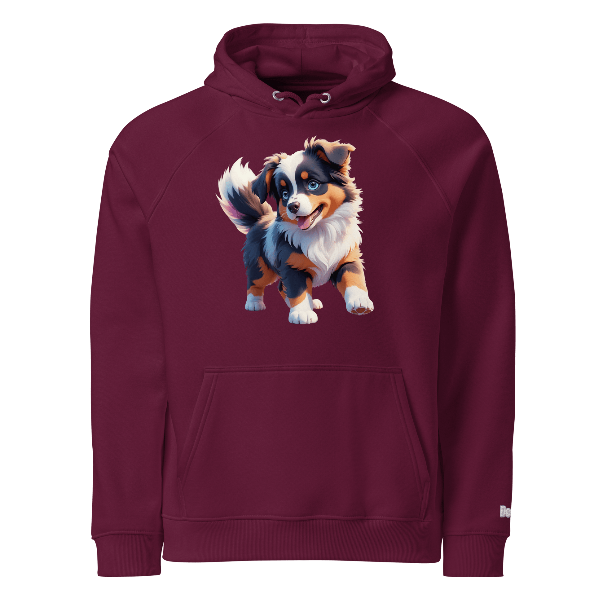 Sweat à capuche écologique unisexe - Collection Berger Australien - Doggy Trend