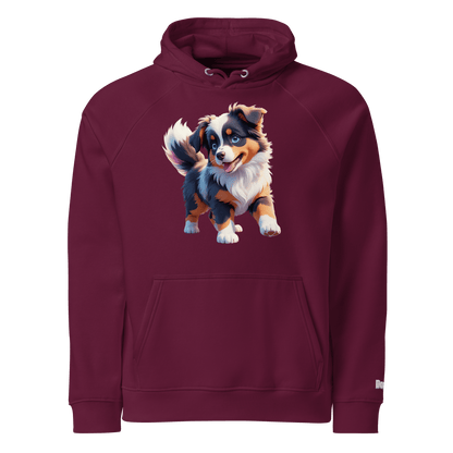 Sweat à capuche écologique unisexe - Collection Berger Australien - Doggy Trend