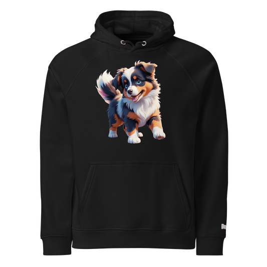 Sweat à capuche écologique unisexe - Collection Berger Australien - Doggy Trend