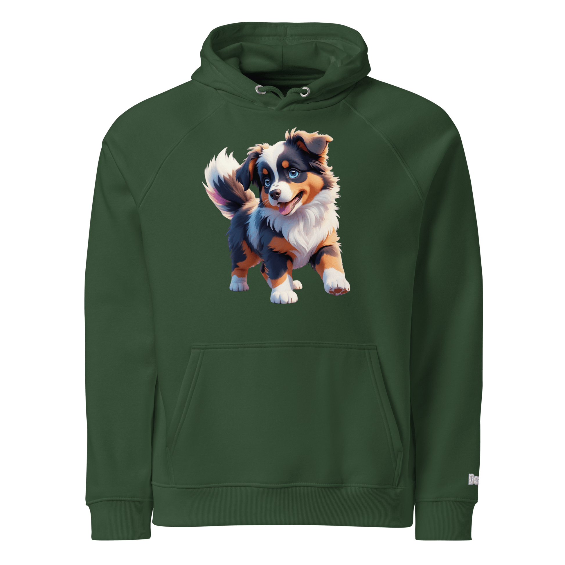 Sweat à capuche écologique unisexe - Collection Berger Australien - Doggy Trend