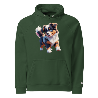 Sweat à capuche écologique unisexe - Collection Berger Australien - Doggy Trend