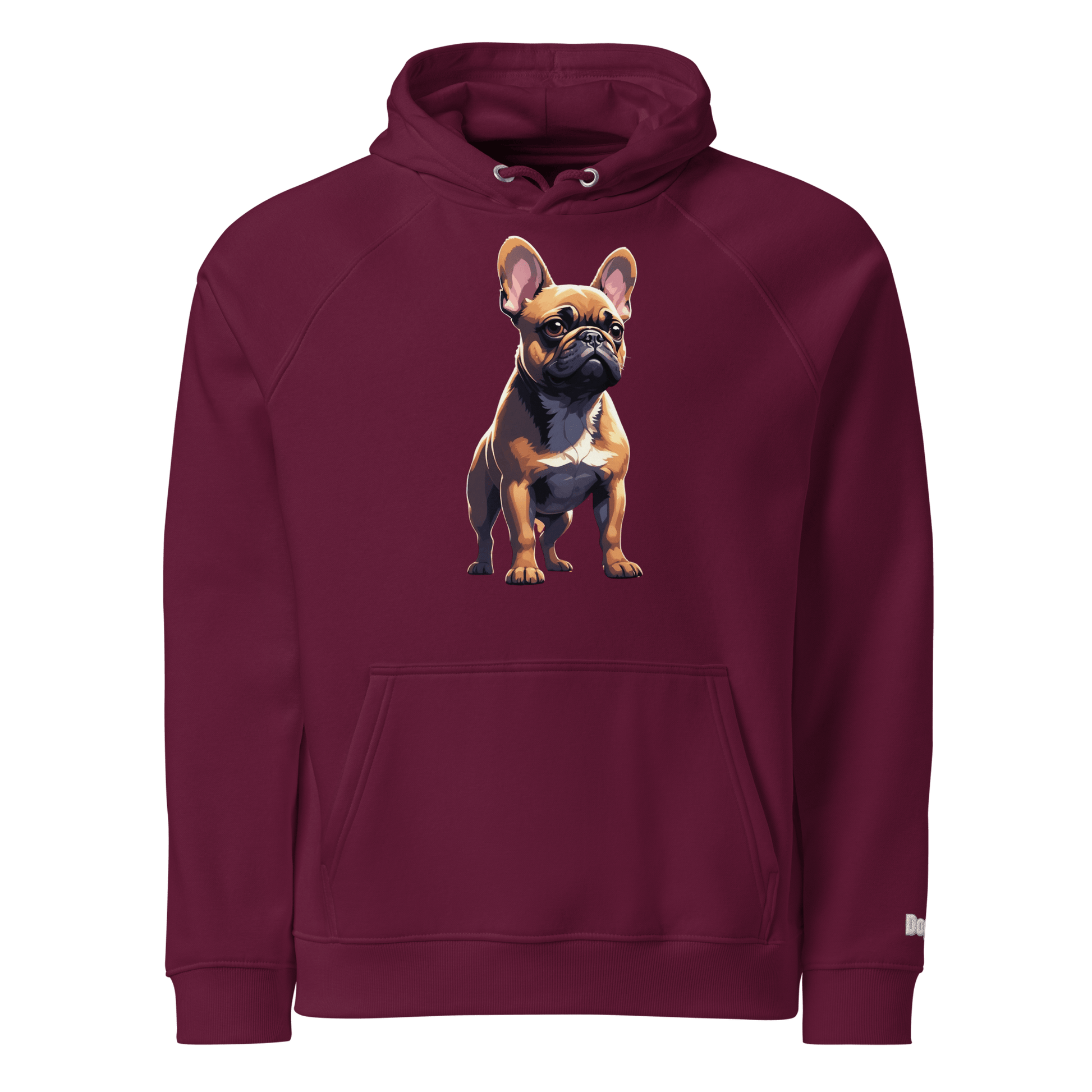 Sweat à capuche écologique unisexe - Collection Bouledogue Français - Doggy Trend
