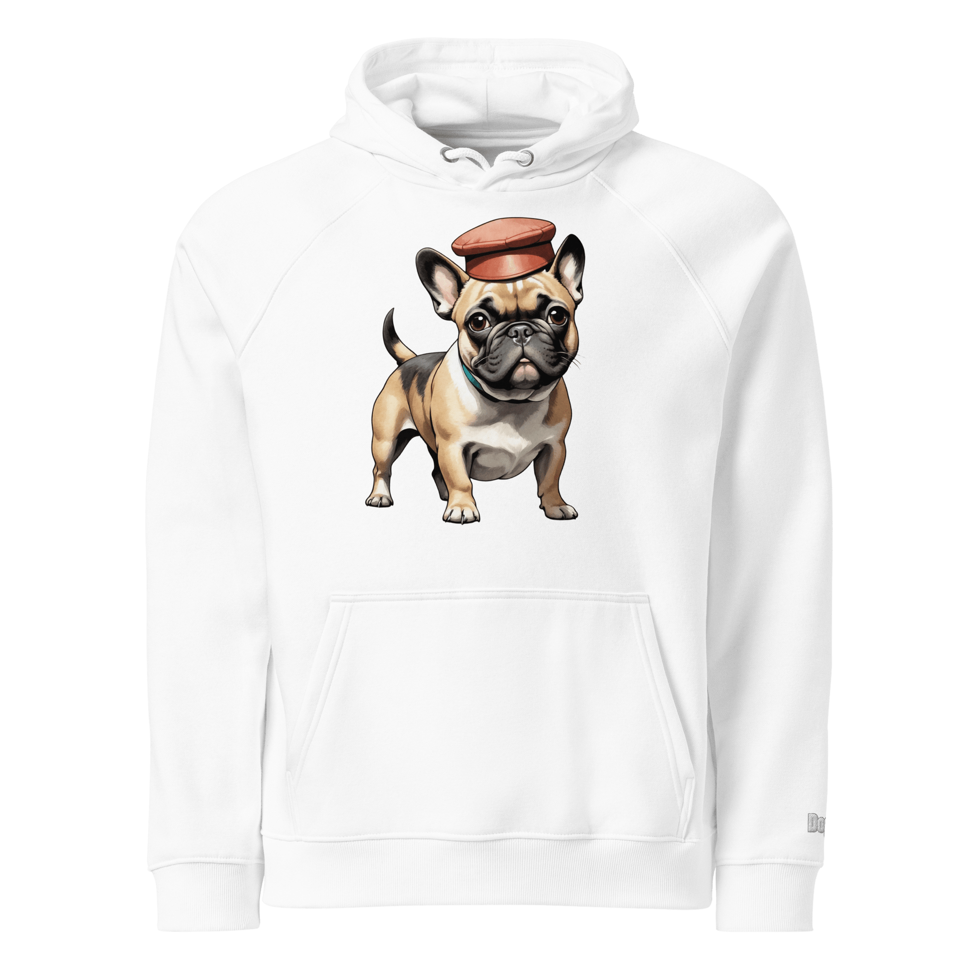 Sweat à capuche écologique unisexe - Collection Bouledogue Français - Doggy Trend