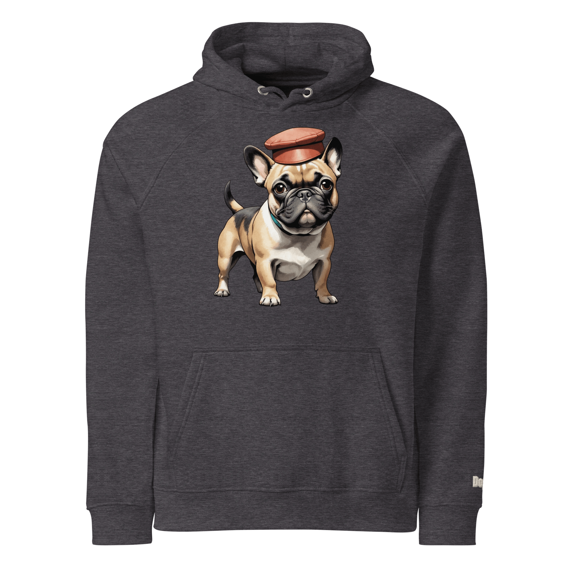 Sweat à capuche écologique unisexe - Collection Bouledogue Français - Doggy Trend
