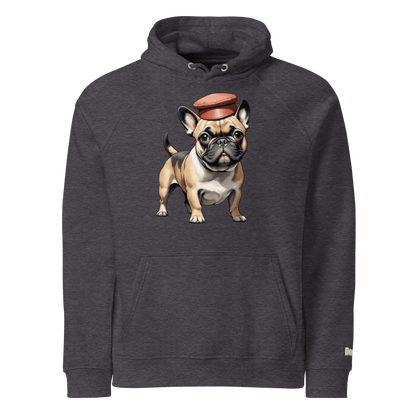 Sweat à capuche écologique unisexe - Collection Bouledogue Français - Doggy Trend