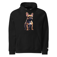 Sweat à capuche écologique unisexe - Collection Bouledogue Français - Doggy Trend