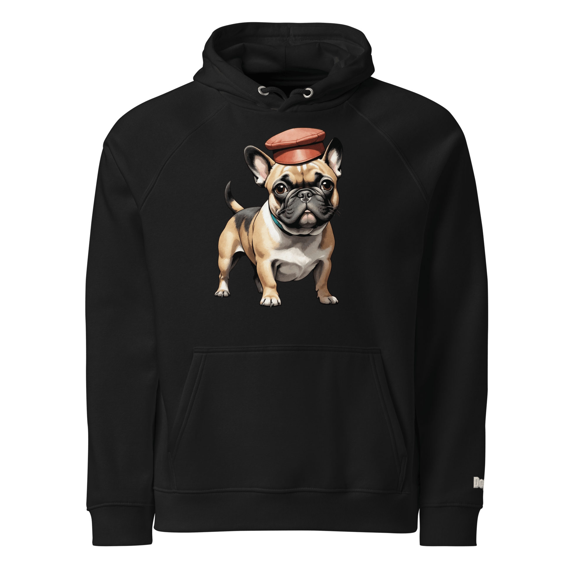 Sweat à capuche écologique unisexe - Collection Bouledogue Français - Doggy Trend