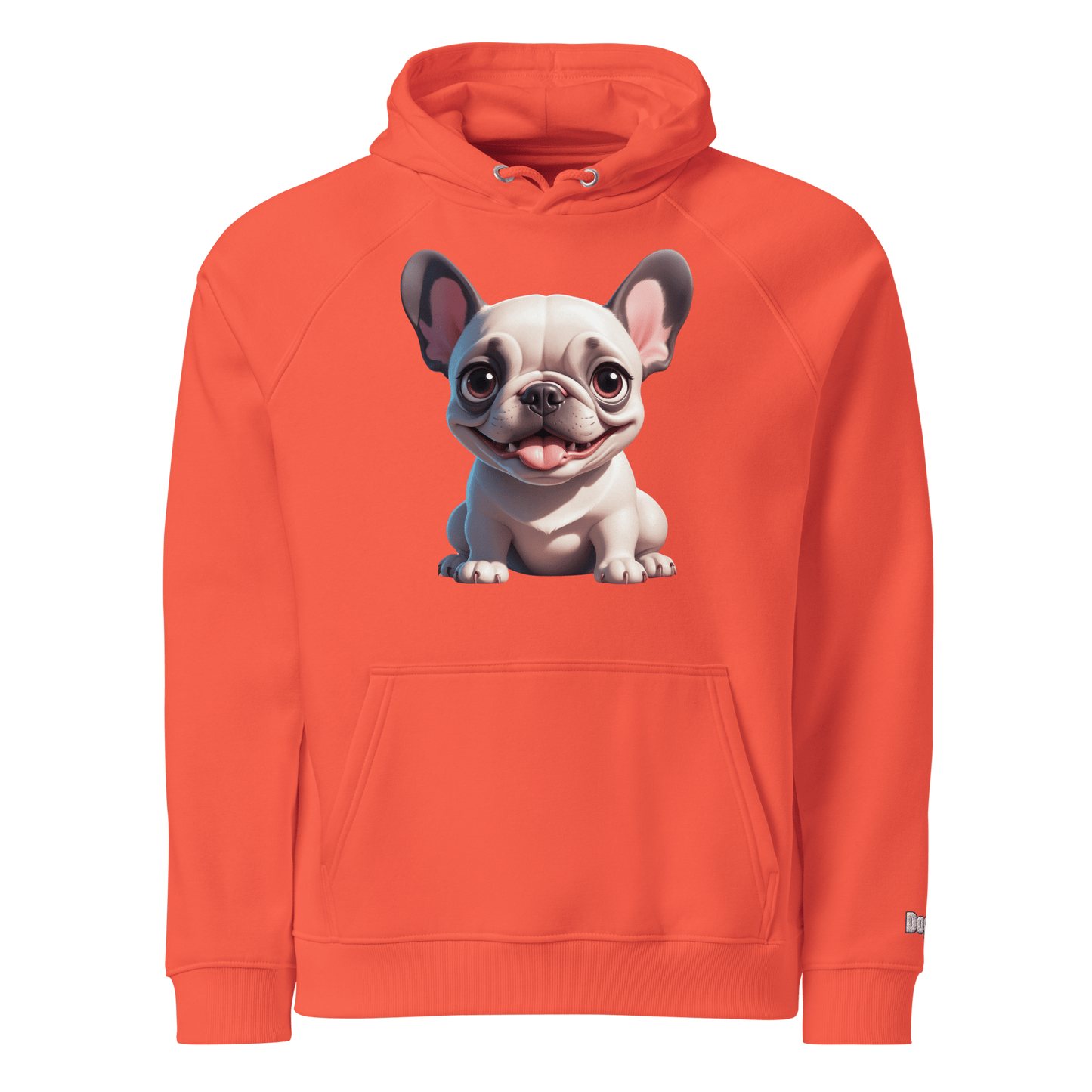 Sweat à capuche écologique unisexe - Collection Bouledogue Français - Doggy Trend