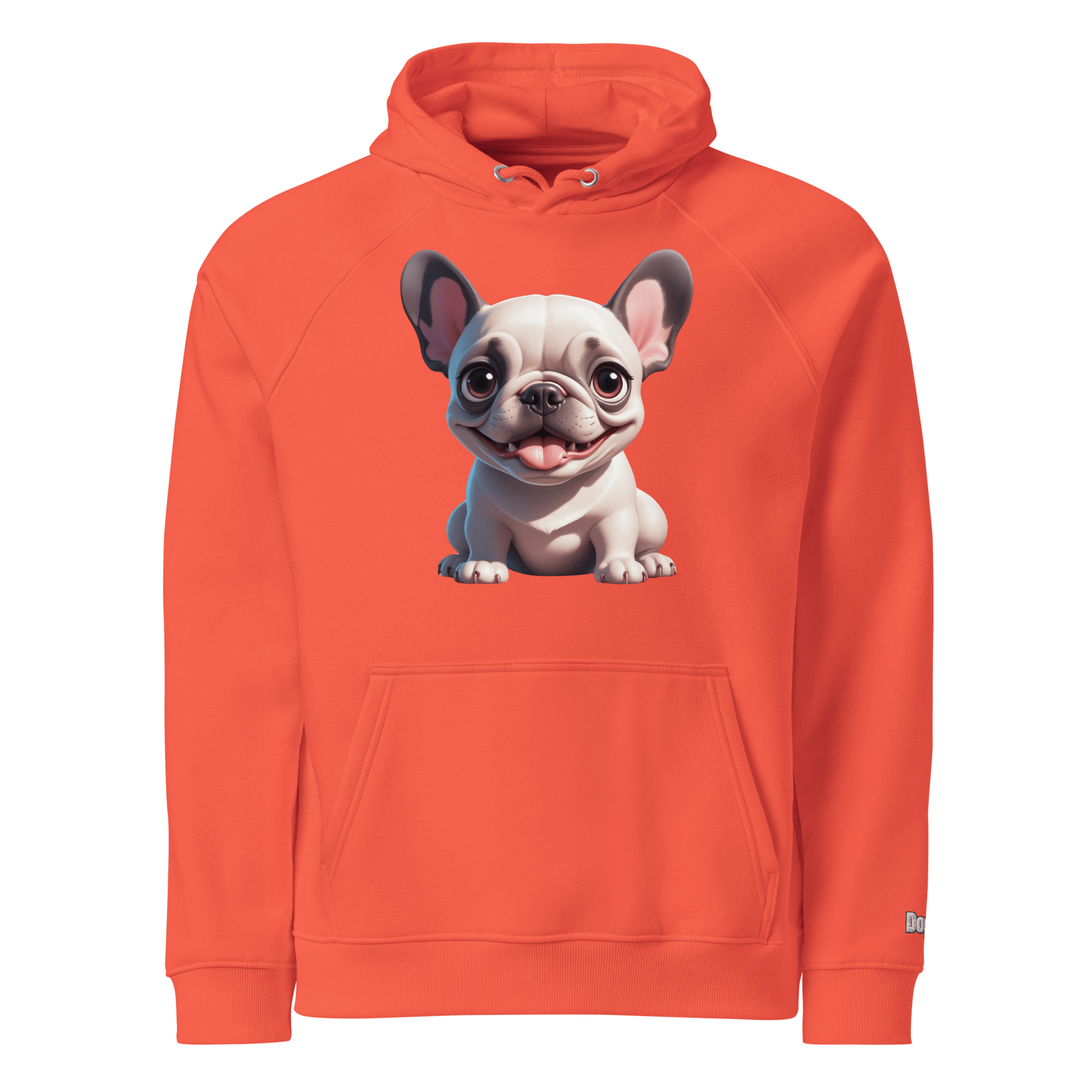 Sweat à capuche écologique unisexe - Collection Bouledogue Français - Doggy Trend