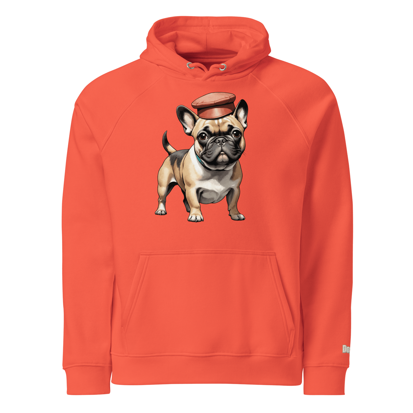 Sweat à capuche écologique unisexe - Collection Bouledogue Français - Doggy Trend