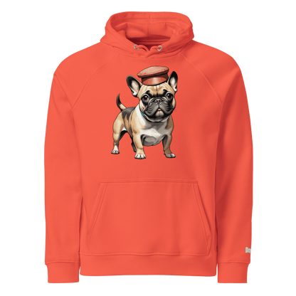 Sweat à capuche écologique unisexe - Collection Bouledogue Français - Doggy Trend