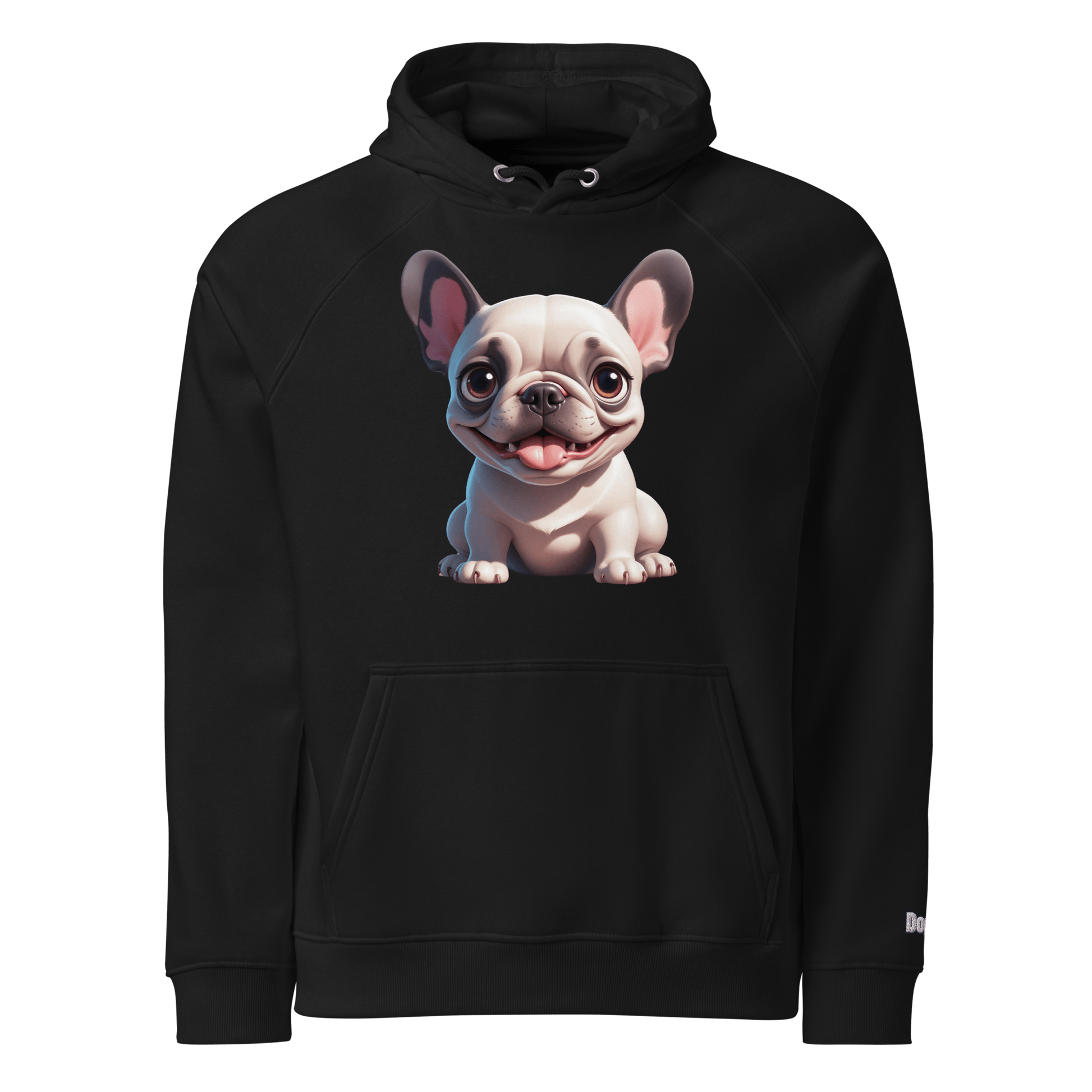 Sweat à capuche écologique unisexe - Collection Bouledogue Français - Doggy Trend