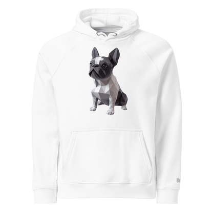 Sweat à capuche écologique unisexe - Collection Bouledogue Français - Doggy Trend