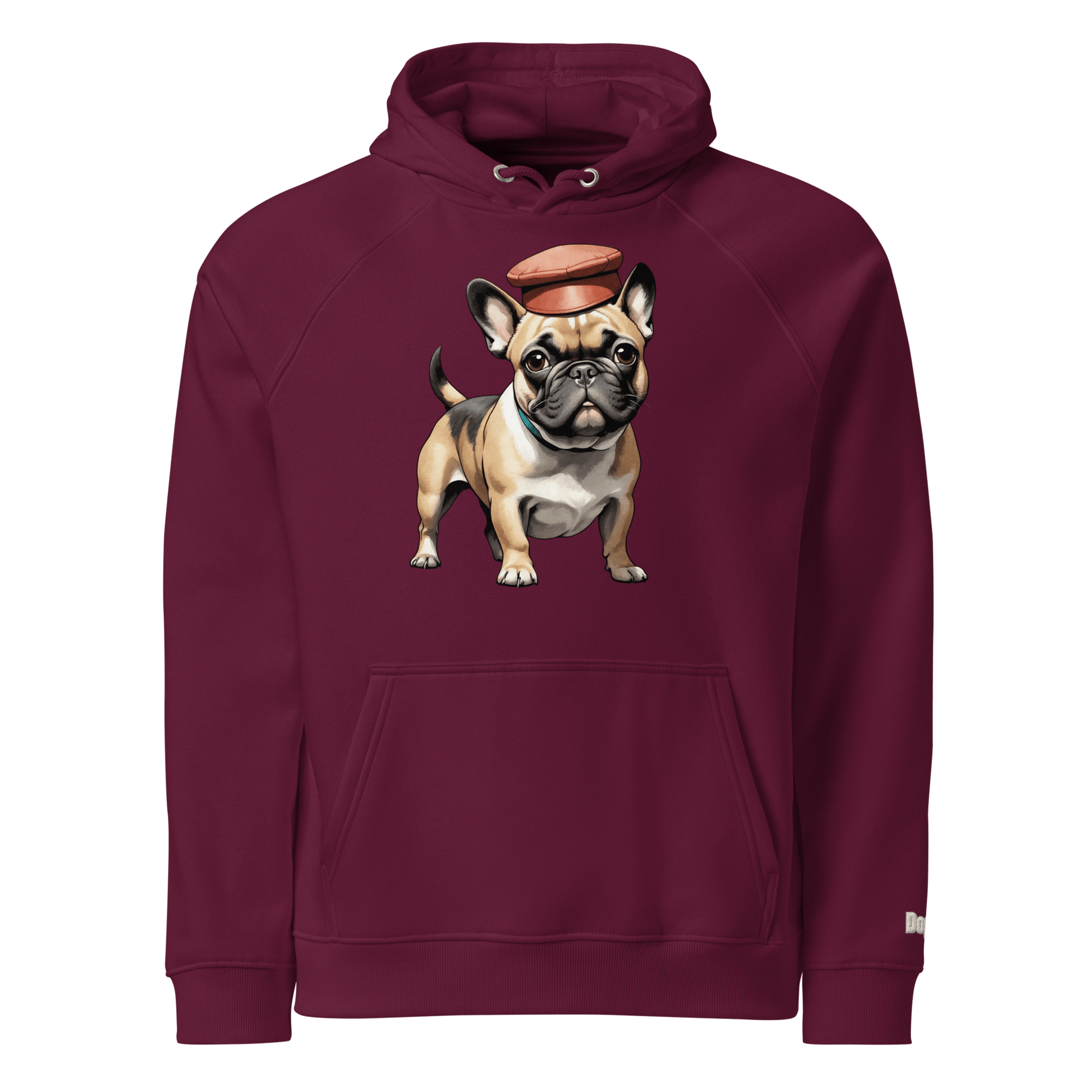 Sweat à capuche écologique unisexe - Collection Bouledogue Français - Doggy Trend