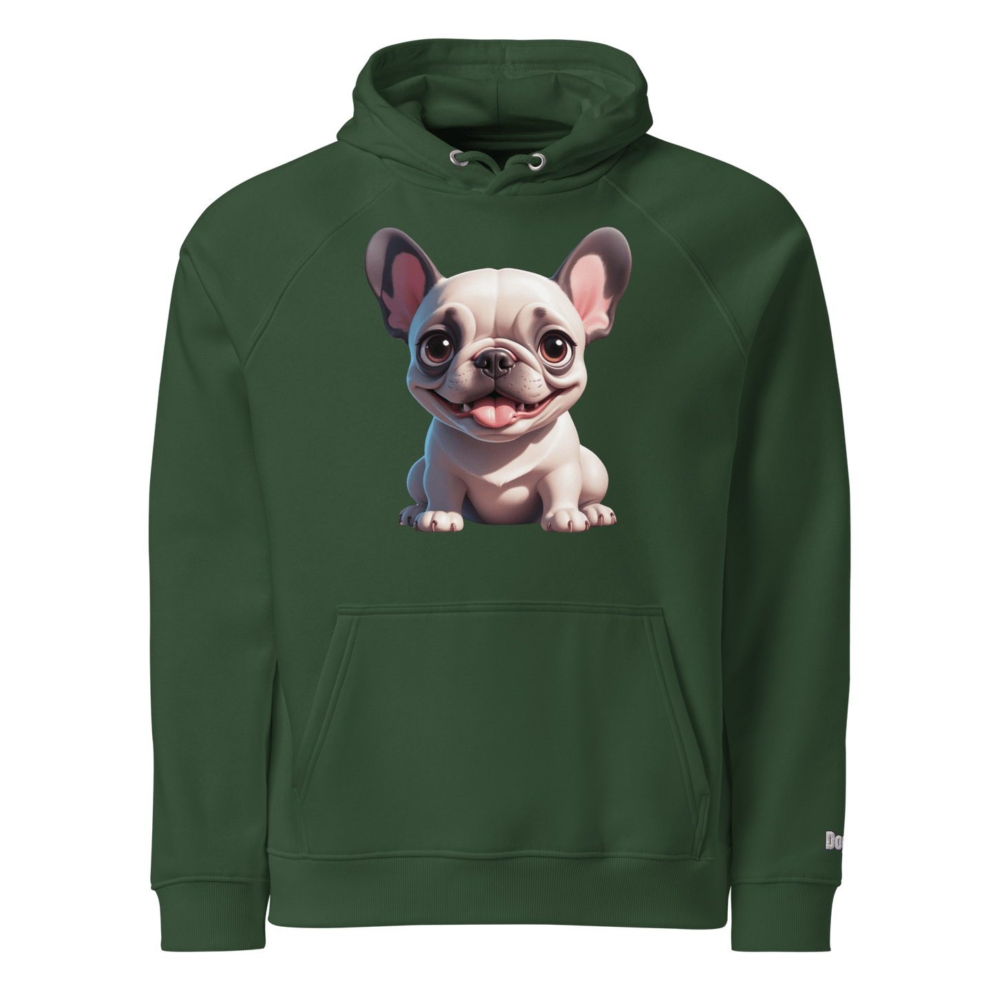 Sweat à capuche écologique unisexe - Collection Bouledogue Français - Doggy Trend