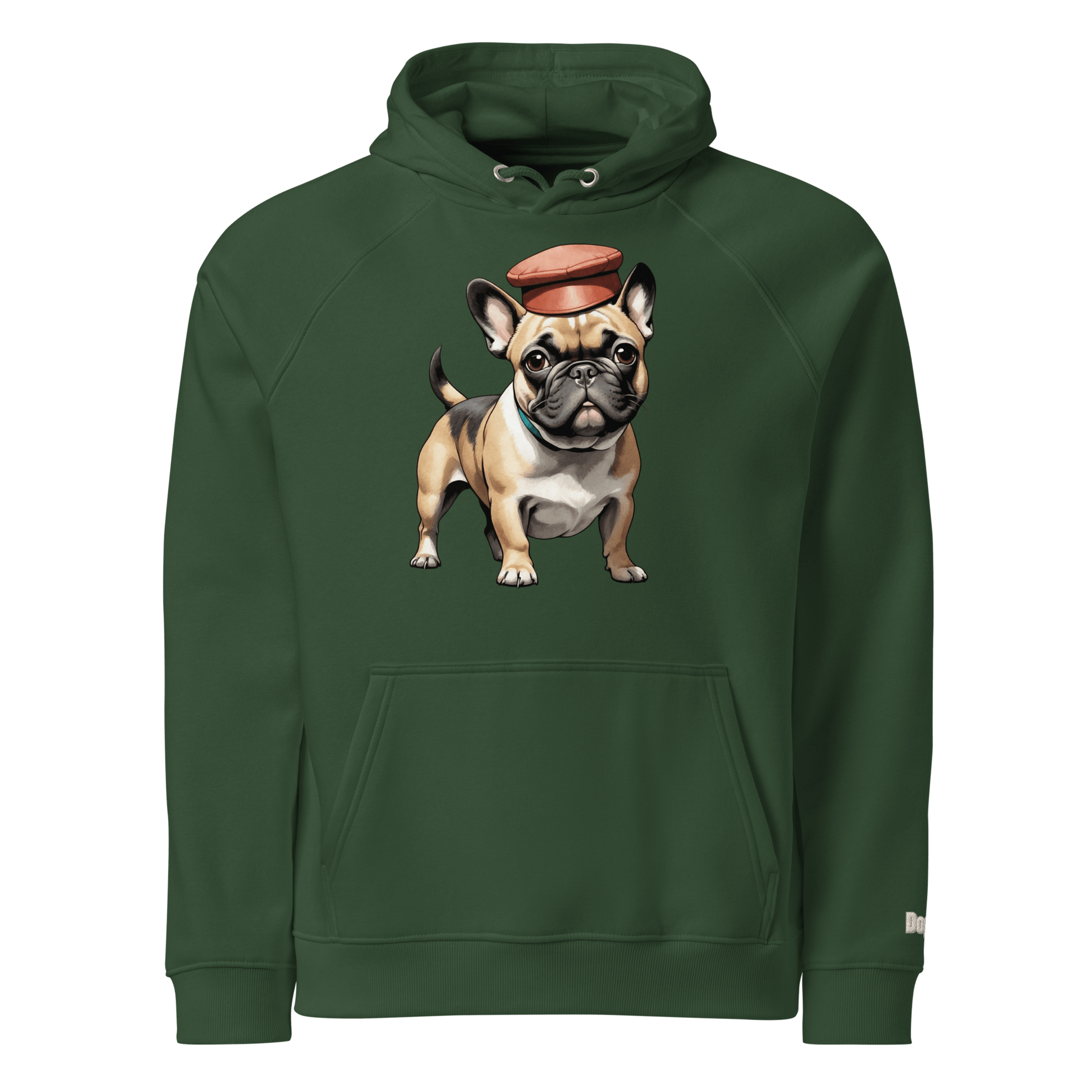 Sweat à capuche écologique unisexe - Collection Bouledogue Français - Doggy Trend